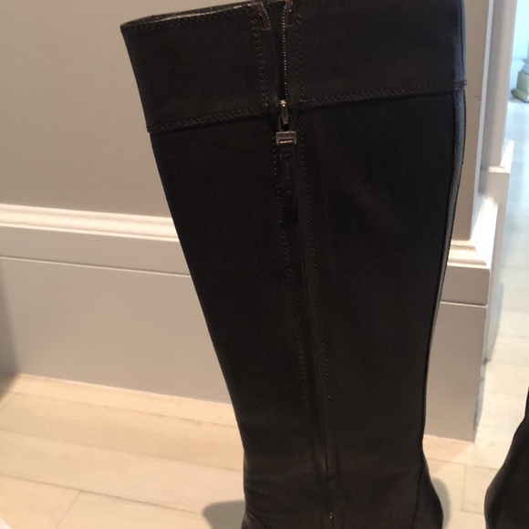 Fendi leather tall wedge boots 7 - Picture 7 of 12